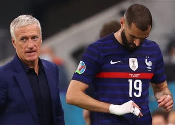 أول تعليق من ديشامب على إصابة بنزيما واستبعاده من مونديال قطر 2022