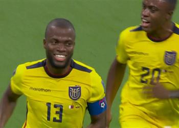 فيديو رأسية رائعة فالنسيا يسجل هدف الإكوادور الثاني أمام قطر