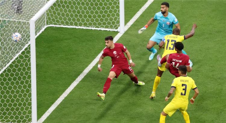 هدف الإكوادور الأول أمام قطر
