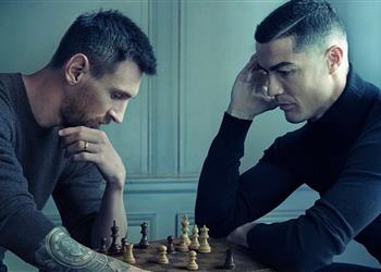 فيديو خلف الكواليس حديث ميسي ورونالدو بعد تعاونهما مع ا