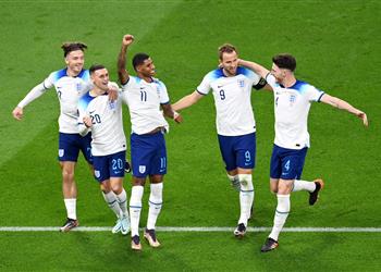 فيديو ساكا وراشفورد يسجلان هدفي إنجلترا الرابع والخامس وإيران ترد عن طريق مهدي تاريمي