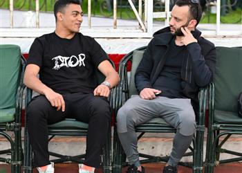 مصطفى محمد يظهر في تدريبات الزمالك وجلسة مع أمير مرتضى