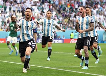 فيديو ميسي ي سجل هدف الأرجنتين الأول أمام السعودية في كأس العالم