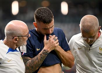 تقارير اشتباه بإصابة لوكاس هيرنانديز بقطع في الرباط الصليبي