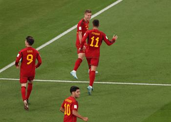 فيديو فيران توريس يسجل هدف إسبانيا الثالث أمام كوستاريكا