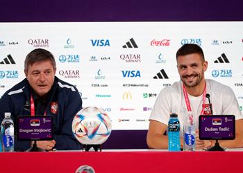 ستويكوفيتش يسخر من أنباء تجسس البرازيل على تدريبات صربيا