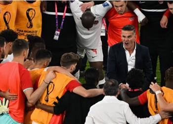 مدرب كندا يوضح رسالته الحماسية للاعبيه بعد الخسارة أمام بلجيكا