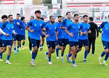 مران الزمالك روي أجواش يوجه رسالة للاعبين وثنائي الفريق يواصل التأهيل