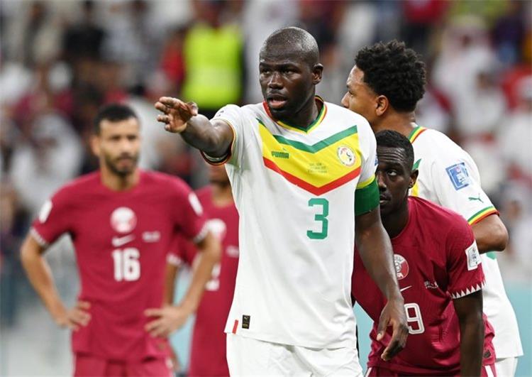 كاليدو كوليبالي لاعب السنغال في مباراة قطر بكأس العالم