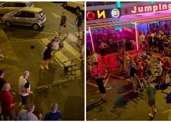 فيديو اشتباكات عنيفة بين جماهير إنجلترا وويلز قبل مباراتهما المرتقبة في كأس العالم