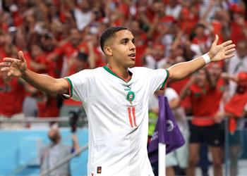 فيديو عبد الحميد صابري يخدع كورتوا ويسجل هدف المغرب الأول أمام بلجيكا