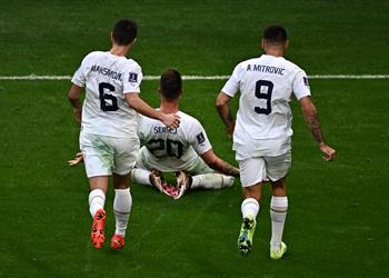 فيديو ميتروفيتش يسجل هدف صربيا الثالث أمام الكاميرون