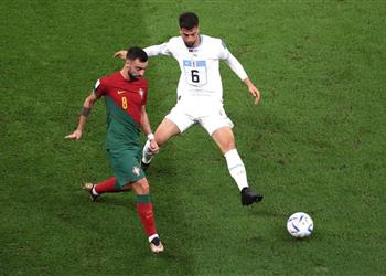 فيديو برونو فرنانديز يسجل هدف البرتغال الثاني أمام أوروجواي