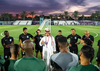 المنتخب السعودي يختتم تحضيراته لمواجهة المكسيك في كأس العالم