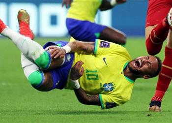 شكوك حول مشاركة نيمار في دور الـ16 من كأس العالم 2022