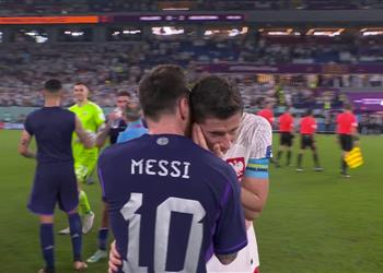 فيديو ميسي يرفض مصافحة ليفاندوفسكي وحديث يجمعهما بعد تأهل الأرجنتين وبولندا