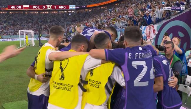 اهداف مباراة الارجنتين وبولندا 2 0 كاس العالم