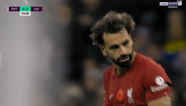 محمد صلاح يهدر فرصة هدف امام توتنهام بالدوري الانجليزي
