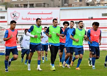 مران الزمالك انتظام عبد الغني عودة حسام أشرف وتدريبات منفردة لـ مصطفى شلبي