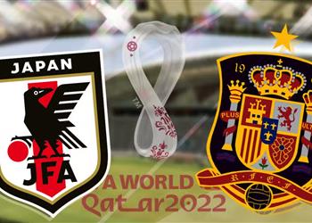 موعد والقنوات الناقلة ومعلقي مباراة إسبانيا واليابان اليوم في كأس العالم 2022