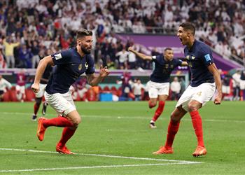 فيديو جيرو يسجل هدف فرنسا الثاني أمام إنجلترا وهاري كين يهدر ركلة جزاء
