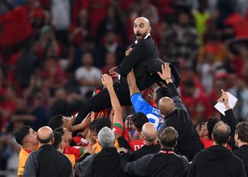 نور الدين أمرابط الركراكي ي شبه جوارديولا والمغرب سيتو ج بـ كأس العالم