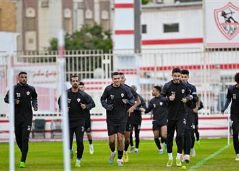 مران الزمالك فيريرا يجتمع مع اللاعبين ومشاركة عمر جابر