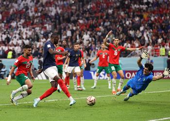 فيديو راندال كولو يسجل هدف فرنسا الثاني أمام المغرب