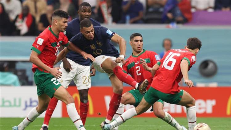 مباراة المغرب وفرنسا