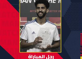 شريف رضا رجل مباراة سموحة والداخلية في الدوري