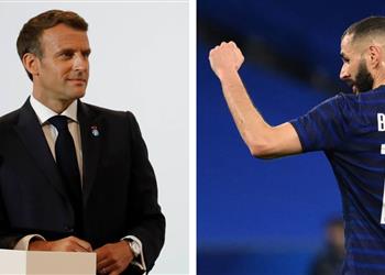 رغم رد فعل ديشامب المثير للجدل ماكرون يقرر اصطحاب كريم بنزيما لمشاهدة نهائي كأس العالم
