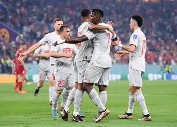 فيديو إيمبولو يسجل هدف تعادل سويسرا الثاني أمام صربيا في كأس العالم