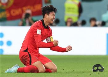 سون هيونج بعد التأهل لثمن النهائي لدينا فرصة للفوز على البرازيل