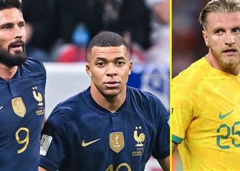 مهاجم أستراليا مبابي رفض تبادل قميصه معي وجيرو تظاهر بعدم الفهم