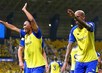 النصر يسجل الهدف الثاني أمام العدالة في كأس خادم الحرمين