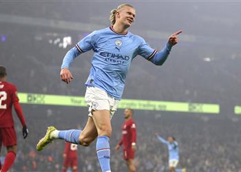 هالاند بعد فوز مانشستر سيتي على ليفربول في كأس الرابطة عدنا أقوى