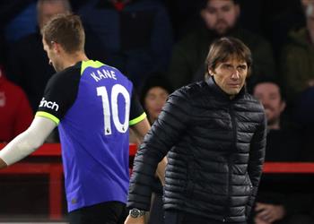 كونتي لست قلق ا بشأن هاري كين وكنت كارثة في ركلات الجزاء