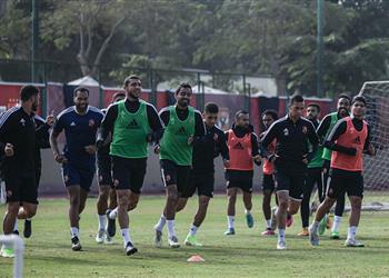 مران الأهلي كولر ي حاضر اللاعبين وتقسيمة قوية استعداد ا لـ سيراميكا كليوباترا