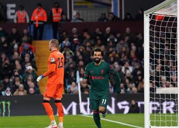 جماهير ليفربول تشيد بتألق محمد صلاح أمام أستون فيلا لا يمكن إيقافه