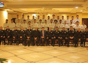 صور أشرف صبحي وجمال علام يجتمعان بمنتخب مصر للشباب قبل كأس أمم إفريقيا