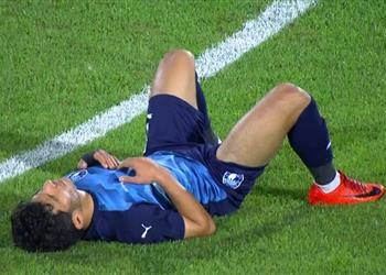 فيديو إصابة إسلام عيسى في مباراة بيراميدز والاتحاد السكندري