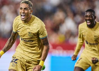 صدام محتمل بين لابورتا وتشافي في برشلونة بسبب رافينيا وديمبلي