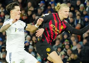 هالاند يحقق رقم ا تاريخي ا بعد هدفيه أمام ليدز