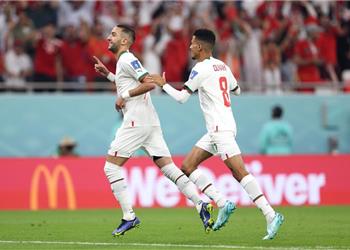 فصل معلق تركي بين شوطي مباراة المغرب وكندا بسبب هدف حكيم زياش
