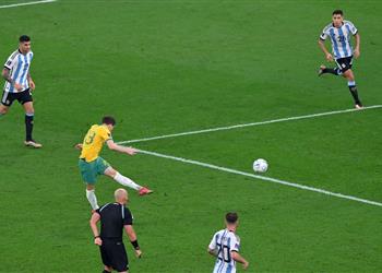 فيديو هدف أستراليا الأول أمام الأرجنتين في كأس العالم