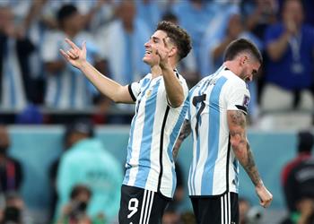 ألفاريز بعد التأهل لربع نهائي كأس العالم عانينا قليلا أمام أستراليا وحققنا الشيء الأهم