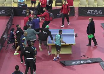 قرارات قوية من الاتحاد العربي لتنس الطاولة بعد أحداث مباراة الأهلي والبحرين