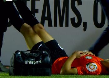 فيديو أحمد ياسين يتعرض للإغماء في مباراة البنك الأهلي والمقاولون