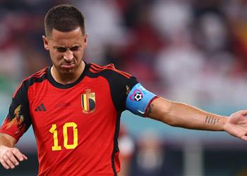 تقارير هازارد يفكر في الاعتزال الدولي بعد خروج بلجيكا من كأس العالم