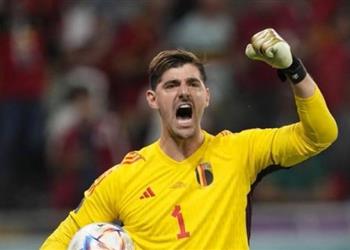 كورتوا يستفز المغرب قبل مباراة إسبانيا في كأس العالم